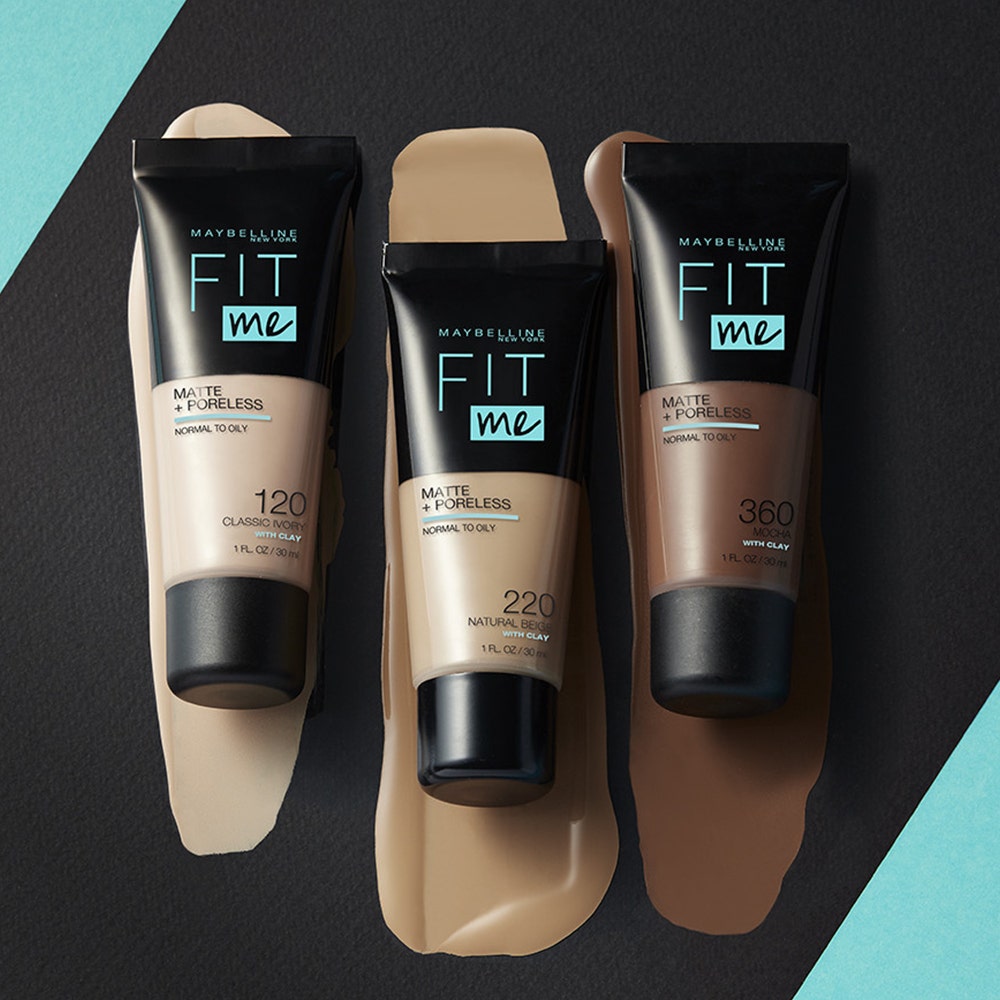 Maybelline New York Fit Me! Matte + Poreless Mattifying Foundation 30ml ...