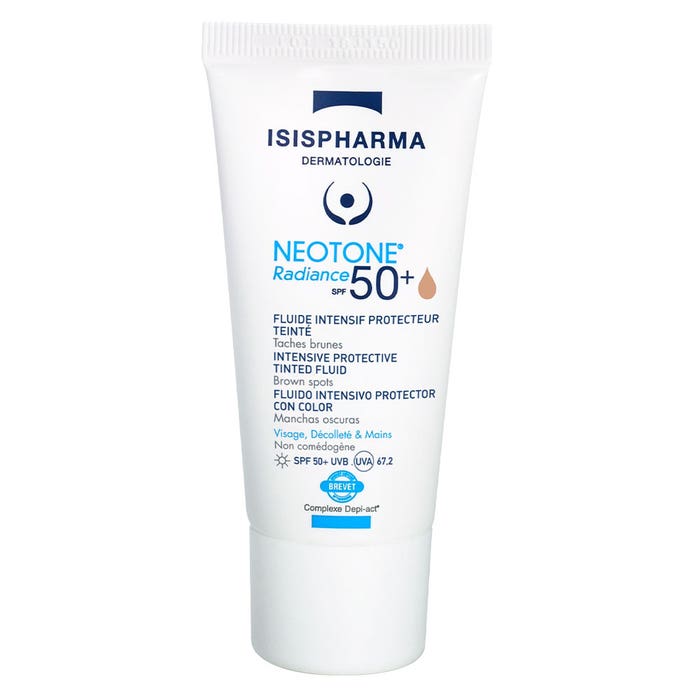 Isispharma Neotone Radiance SPF50+ Intensive Protective Tinted Fluid ...