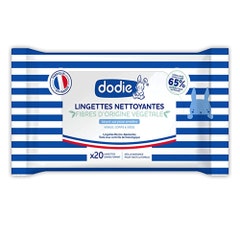 Dodie X 70 Cleansing Soft Skin-soothing Wipes Visage, corps et siège x70