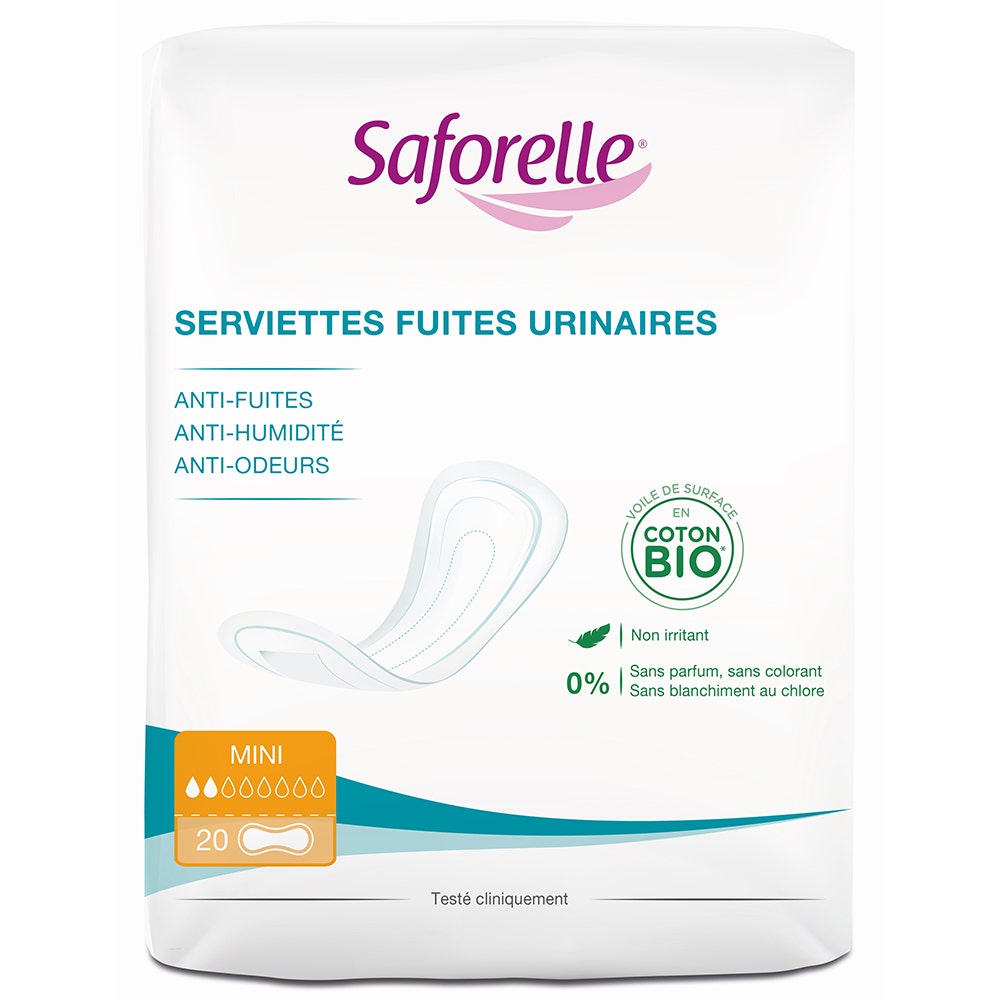 Saforelle Bladder weakness pads x20 Mini Easypara