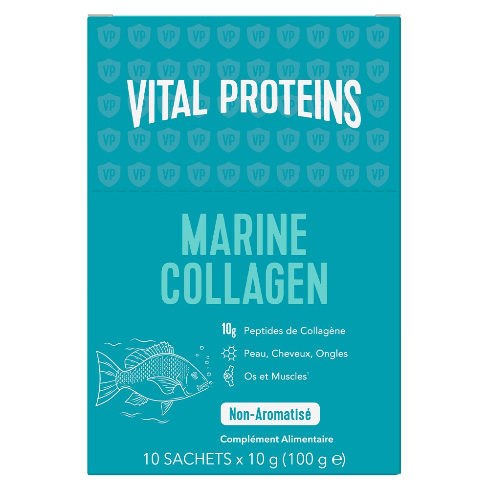 Vital Proteins Marine Collagen Skin, hair, nails, bone structure 10 sticks of 10 g