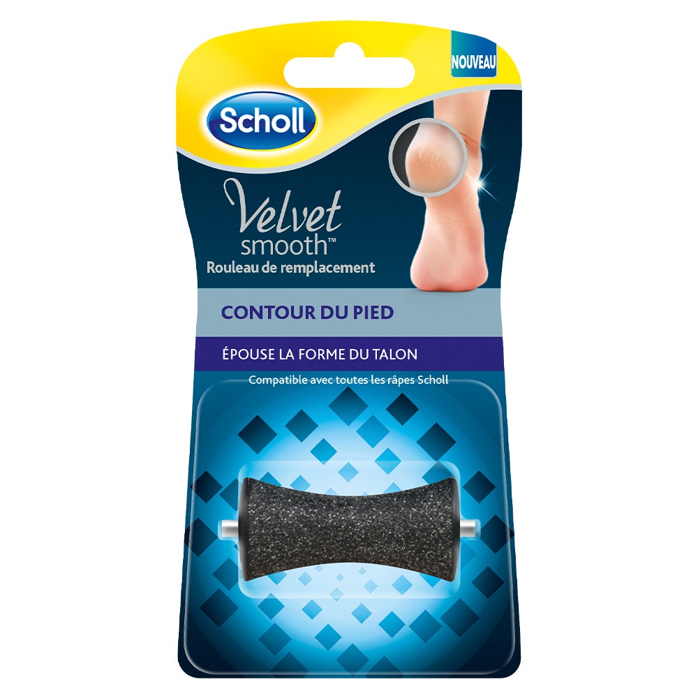 Scholl Velvet Smooth Contour Foot Replacement Roller x1