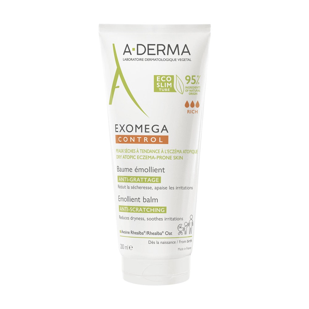 A-Derma Exomega Control Soothing anti-scratch balm for skin prone to atopic eczema 200 ml