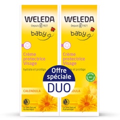 Weleda Calendula Protective Face Cream Duo 2x50ml