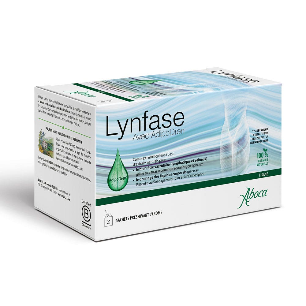 Aboca Metabolism Lynfase Herbal Tea 20 sachets