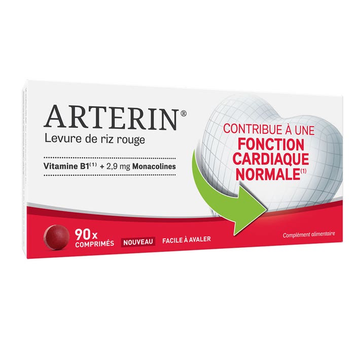 Arterin Red Rice Yeast 2.9mg 90 tablets Omega Pharma