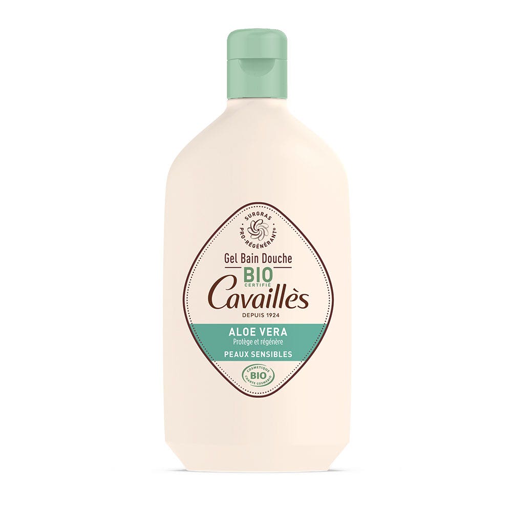 Cavaillès Organic Aloe Vera Bath &amp; Shower Gel Sensitive Skin 400ml