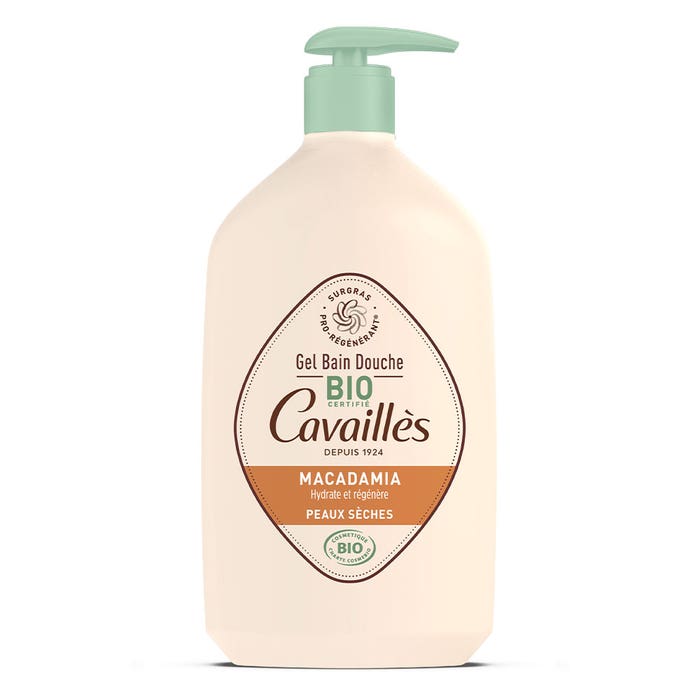 Rogé Cavaillès Organic Macadamia Oil Bath and Shower Gel Dry skin 1L