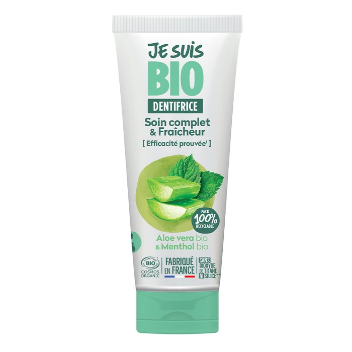 Je suis Bio Toothpaste Complete Care & Freshness Mint and Aloe Vera 75ml