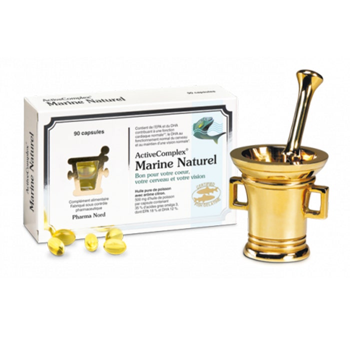 Natural Marine Activecomplex 90 Capsules Lemon flavouring Pharma Nord