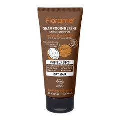 Florame Cheveux Secs Cream Shampoo With Bioes Essential Oils 200ml