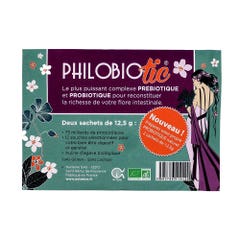 Philobio Philobiotic Sachets Prebiotic Probiotics Nutreine 2x12.5g