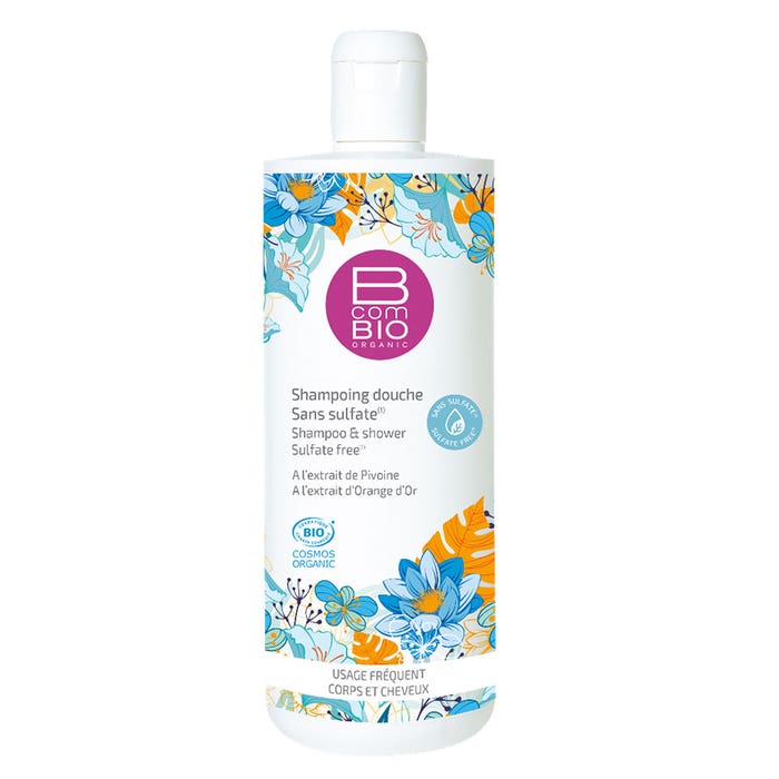 Bcombio Organic Sulphate Free Shower Shampoo 500ml
