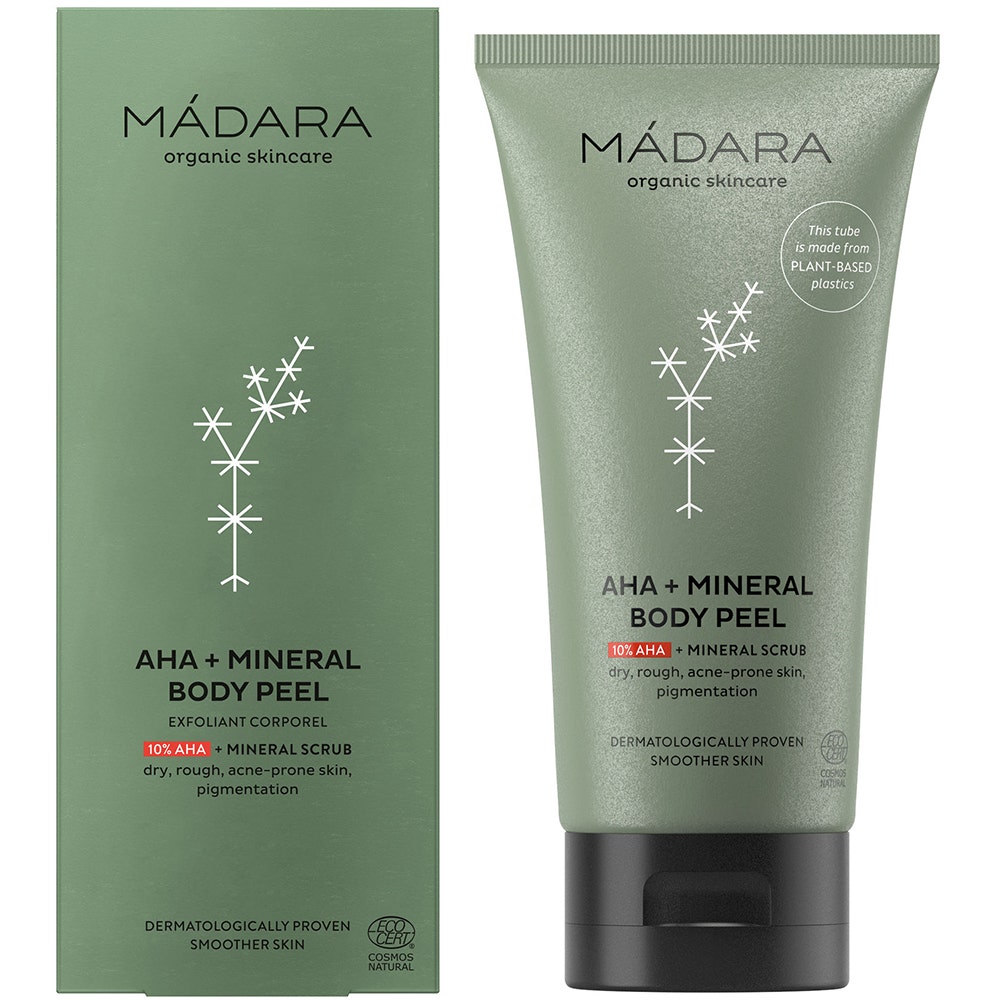 MÁDARA organic skincare AHA + Mineral Body scrub 175ml