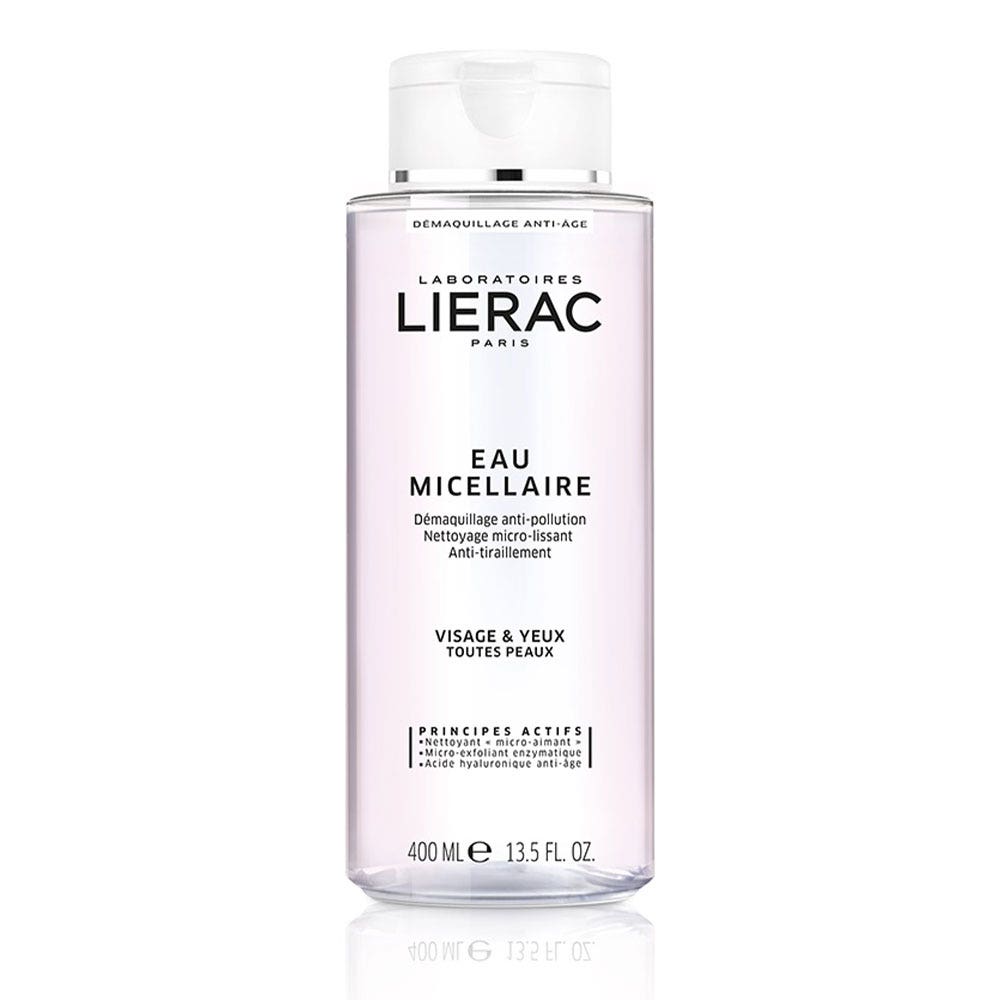 Lierac Make-up Removers Micellar Water Face And Eyes All Skin Types 400ml