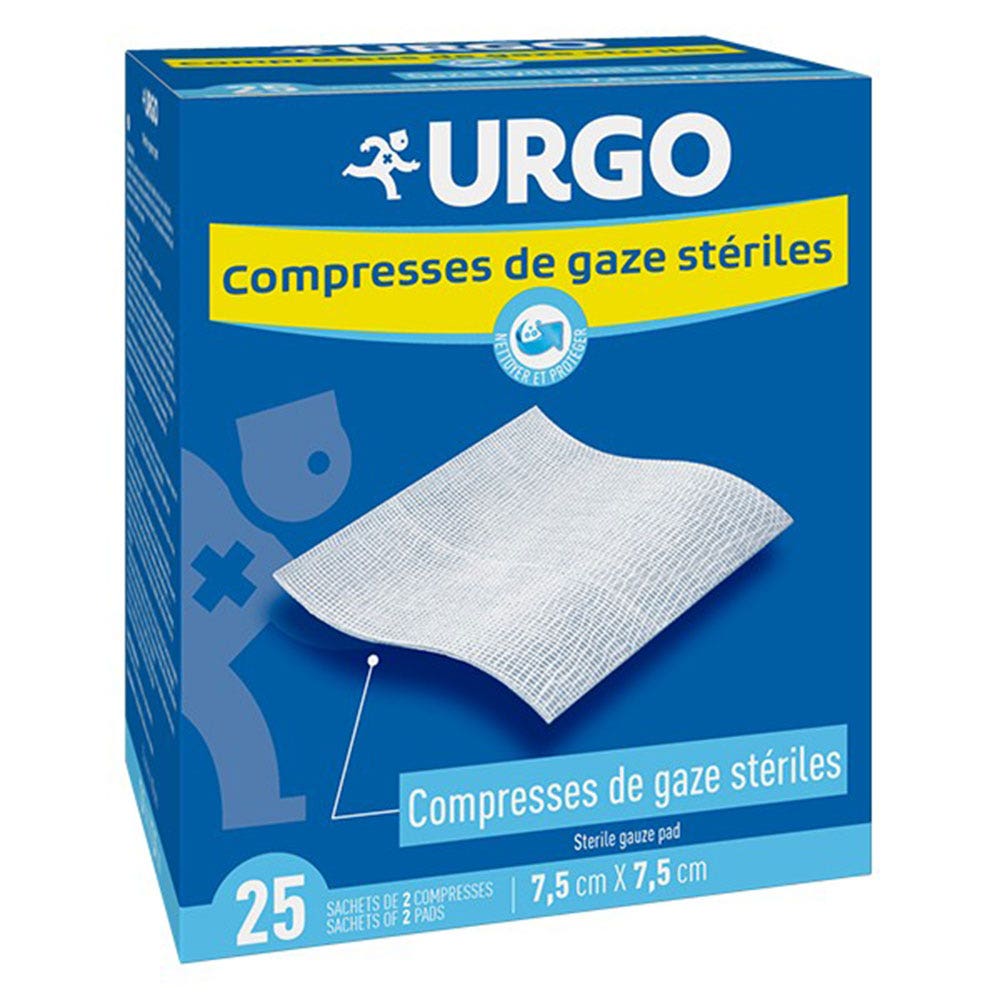 Urgo Sterile Bandages 7.5cm x 7.5cm x25 - Easypara