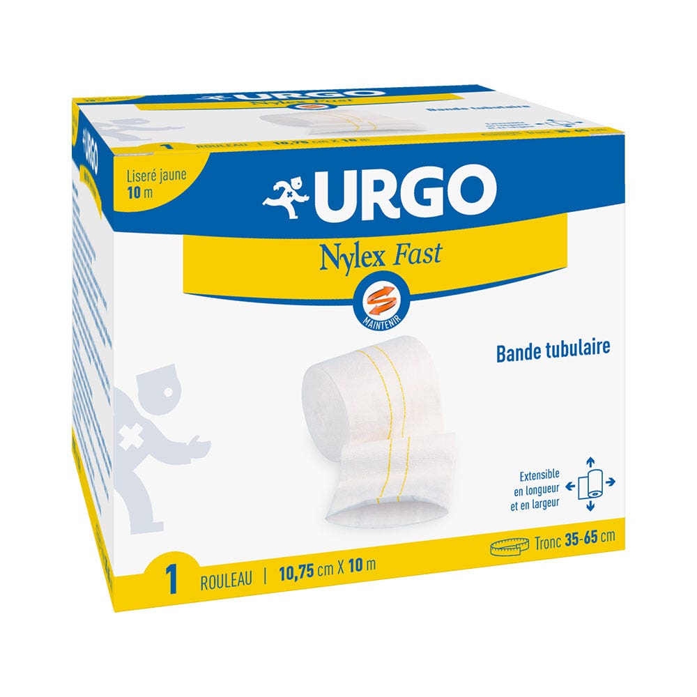 Urgo Fast tubular bandage with yellow border 1