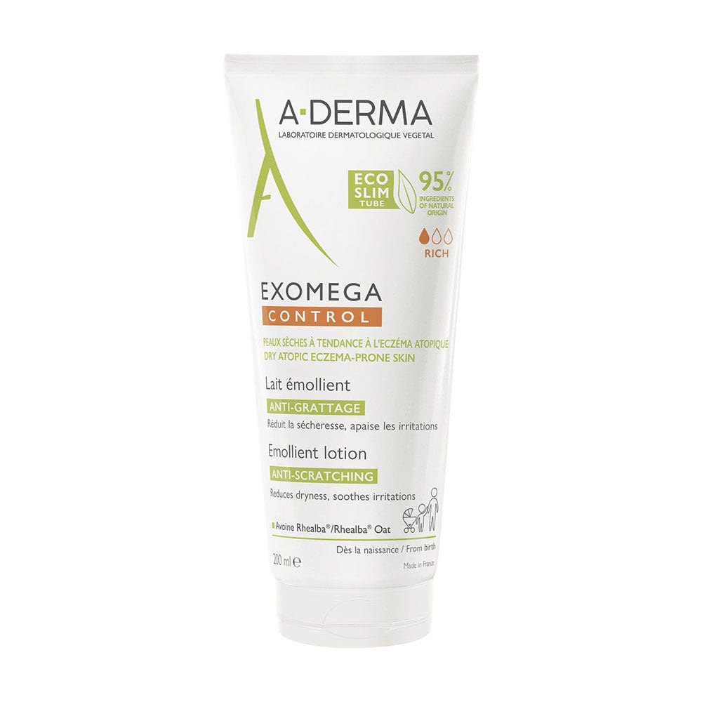 A-Derma Exomega Control Anti Scratching Emollient Lotion 200ml