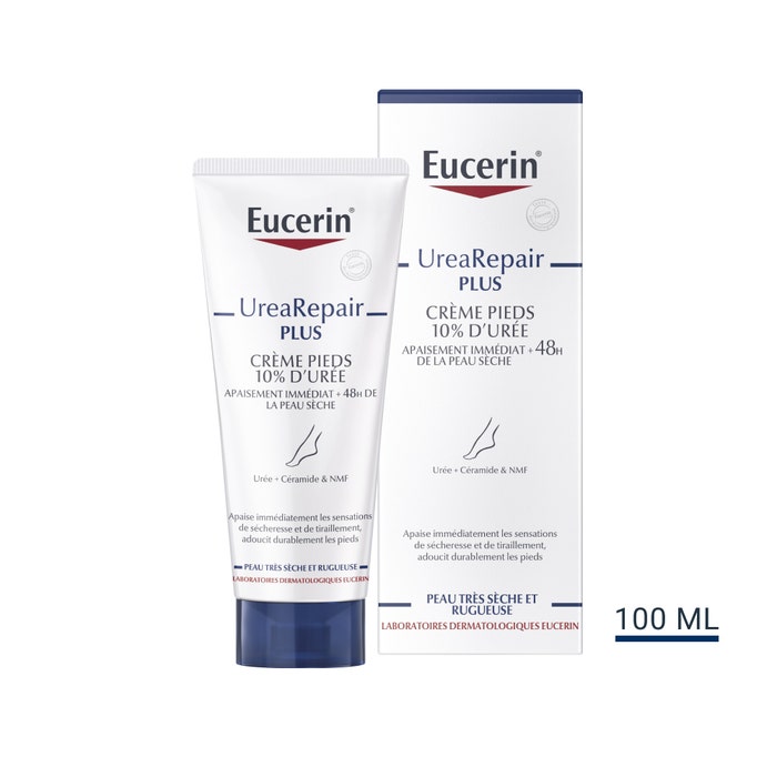 Footcream 10% Urea 100ml UreaRepair Plus Dry and Rough Skin Eucerin