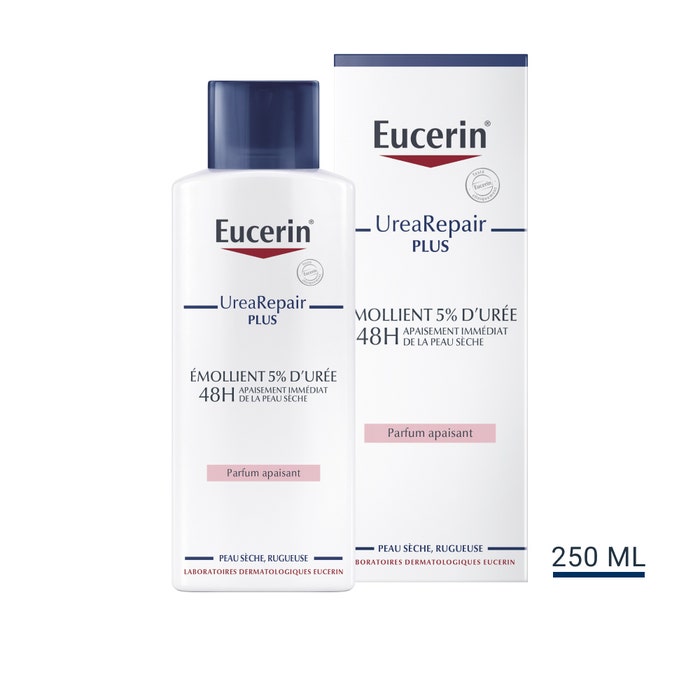 Emollient Body Lotion 5% Urea Parfume Plus 250ml UreaRepair Plus Eucerin