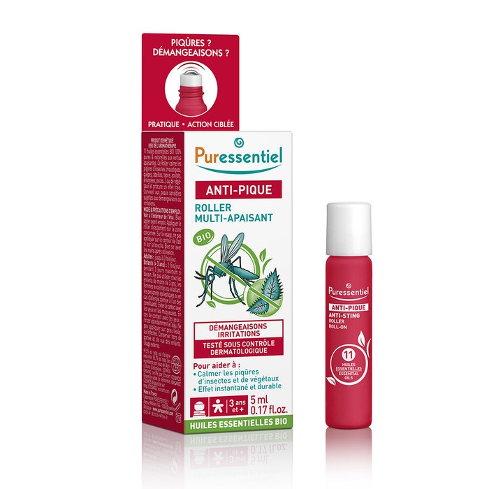Puressentiel Anti-Pique Anti-sting Soothing Roll On 11 Essential Oils 5ml