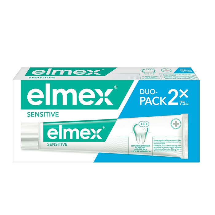Sensitive Toothpaste 2 X 75ml Elmex