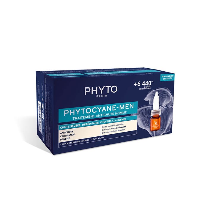 Phyto Phytocyane Anti-Hair Loss Treatment for Men 12 fioles x 3.5ml