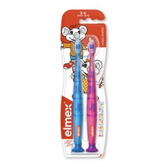 Elmex Children Toothbrush 3-6 Years Old X2