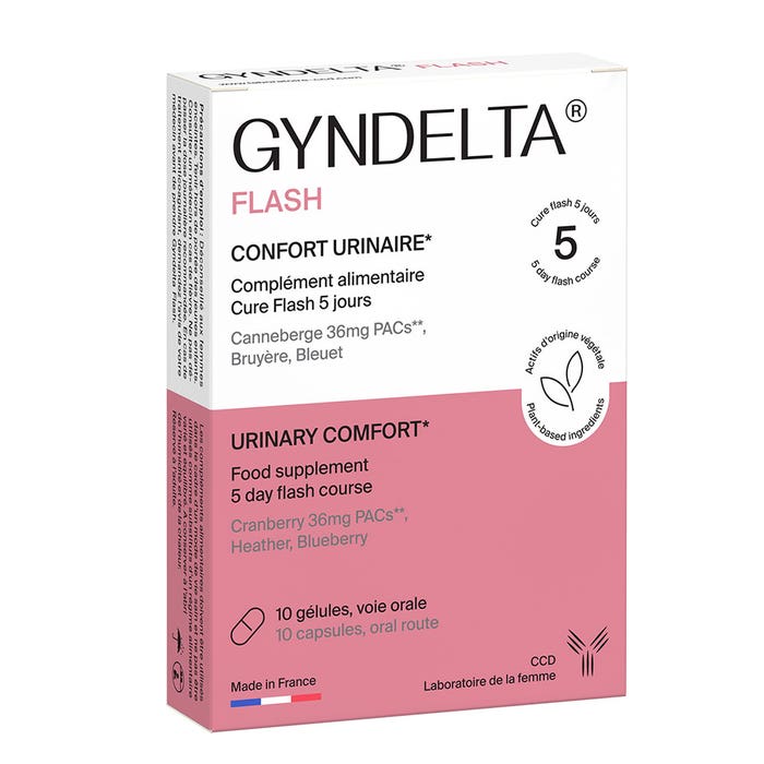 Flash Capsule Ccd Gyndelta Flash 10 capsules - Easypara