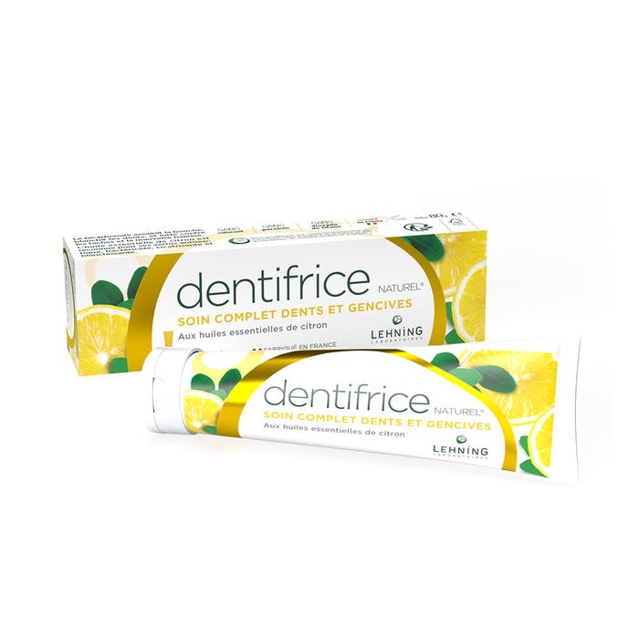 Tooth And Gums Care With Lemon And Essential Oils 80g Lehning