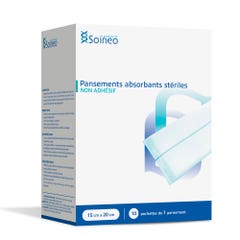 Soineo ABSORBENT PLASTERS 15x20cm x10
