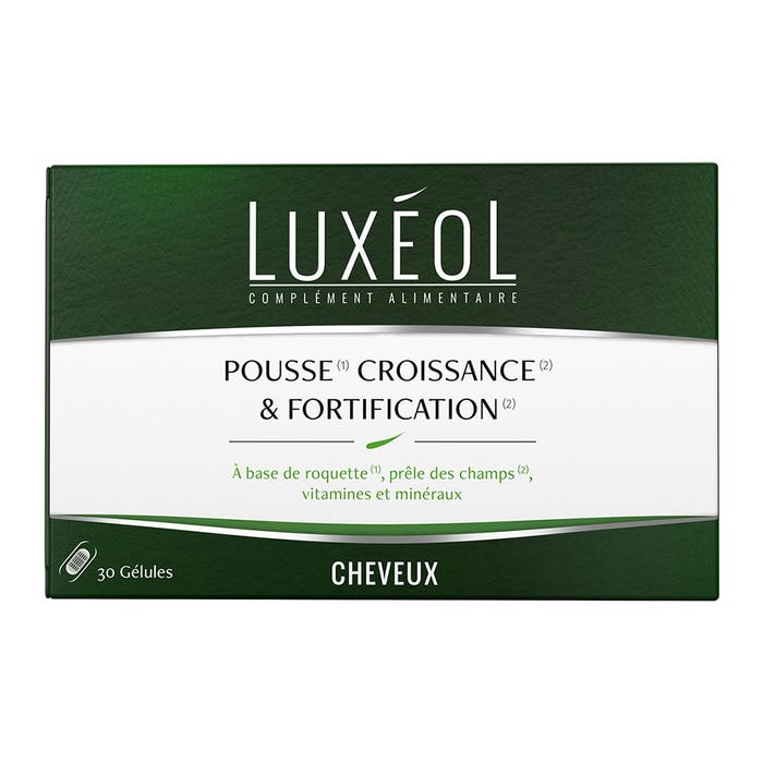 Hair Growth And Strength X 30 Capsules Luxeol 30 Gélules Luxeol