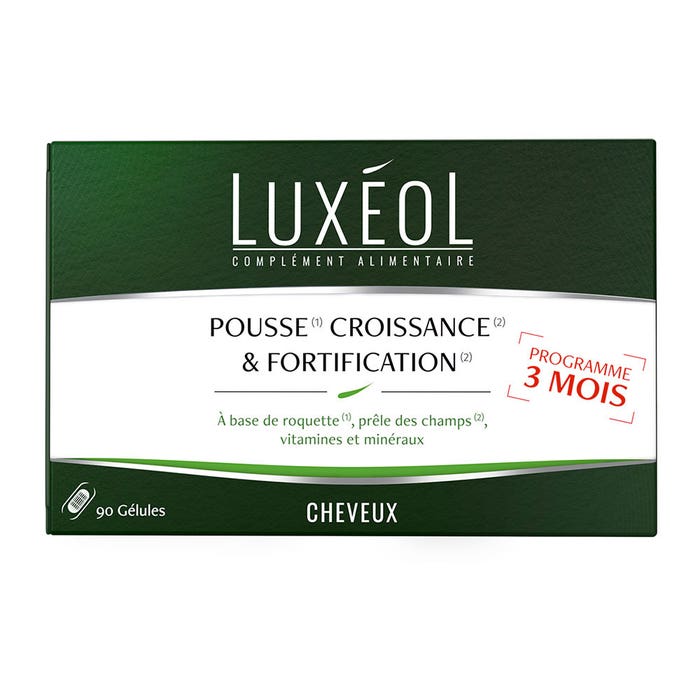 Hair Growth And Strengthening X 90 Capsules 90 Gélules Luxeol