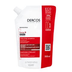 Vichy Dercos Eco-recharge Energy+ Anti-Hair Loss Stimulating Shampoo with Aminexil 500ml