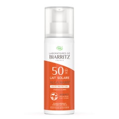 Laboratoires De Biarritz Soins Solaires Algamaris Organic Sunscreen Lotion Spf50 dry skin 100ml