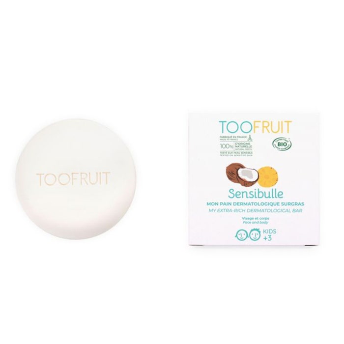 Toofruit Sensibulle Pineapple and Coco Superfatted Dermatological Bar 85G