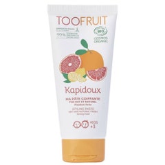 Toofruit Kapidoux Strong hold styling paste with a Matte Effect Grapefruit - Lemon finish 100G