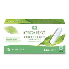 Organyc Organic Cotton Tampons Super X16 x16