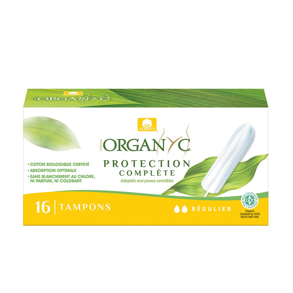 Organyc Tampons Normal Cotton Bioes x16