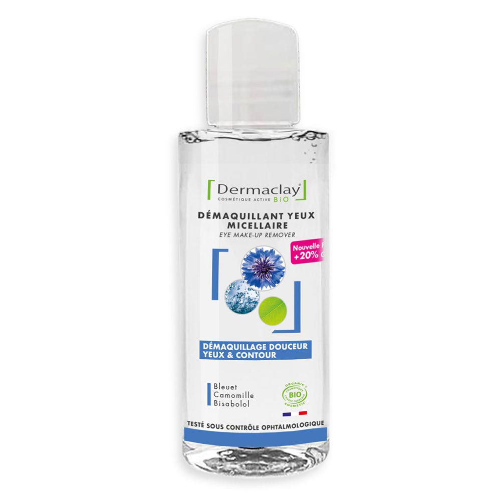 Dermaclay Gentle Organic Micellar Eye Cleanser 150ml