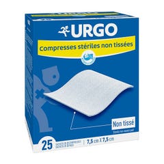 Urgo Non-Woven Sterile Bandages 7.5cm x 7.5cm x25