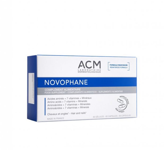 Novophen Tonico Acm Novophane Nails And Hair Growth 60 Capsules 60 Gélules - Easypara