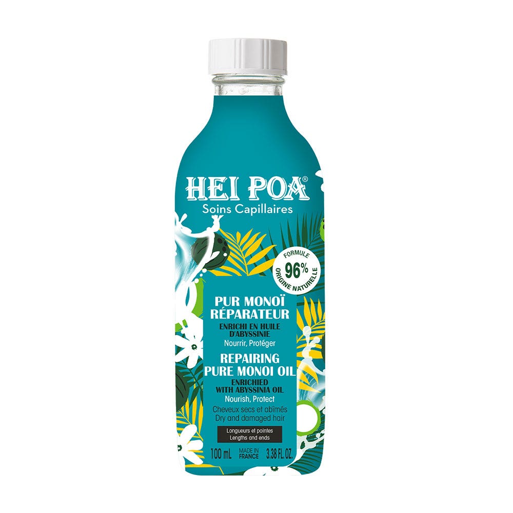 Hei Poa Hair Care Pur Monoï Repair Dry and Damaged Hair 100ml