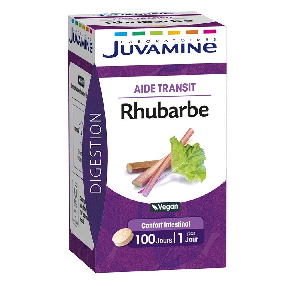 Juvamine Rhubarb Transit aid 100 Tablets