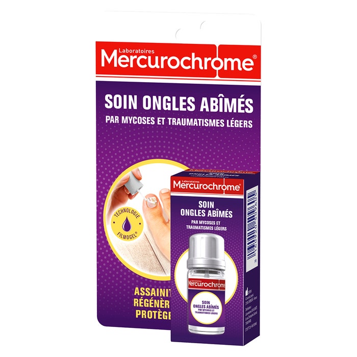 Care for damaged nails 3.3ml Mercurochrome