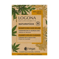 Logona Solide Care Shampoo Organic Hemp and Elderberry Dull Hair 60g