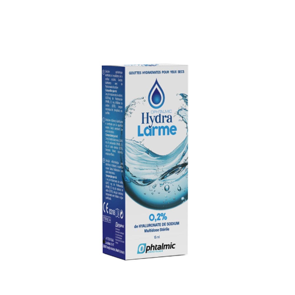 Ophtalmic HydraLarme Hydrating eye drops for dry eyes 0.2% sodium hyaluronate 15ml