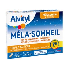 Alvityl Mela-sommeil 30 Tablets Sleep 30 gélules
