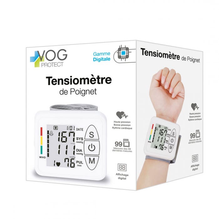 Vog Protect Digital Wrist Tensiometer