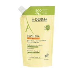 A-Derma Exomega Control Anti-scratch Emollient Cleansing Oil Eco Recharge 500ml
